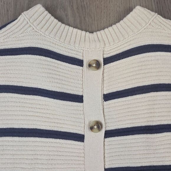 Madewell Greensboro Button-Back Sweater Size S - Picture 6 of 8